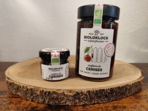 Confiture de cerises bio France