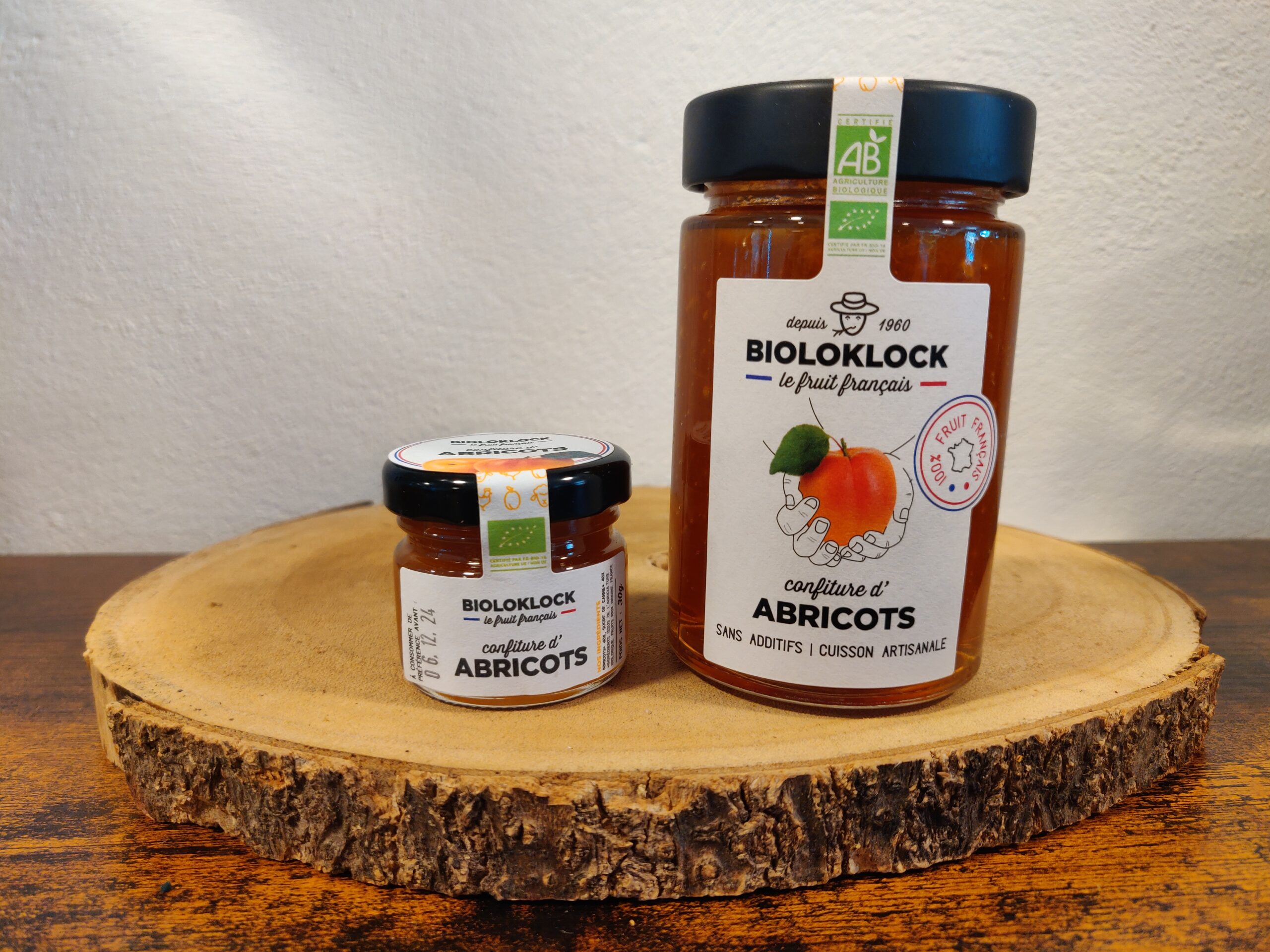 Confiture d'abricots bio France