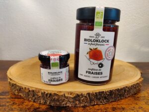 Confiture de fraises bio France