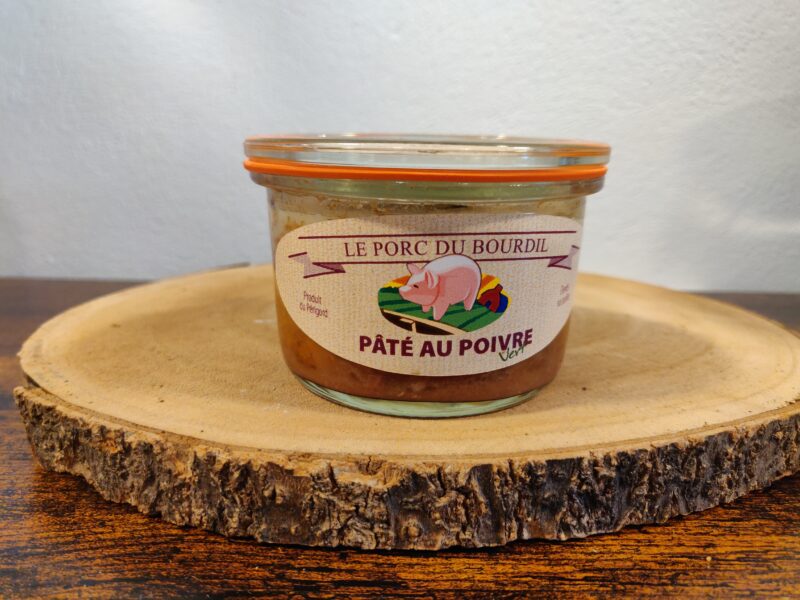 Pâté de porc au poivre vert