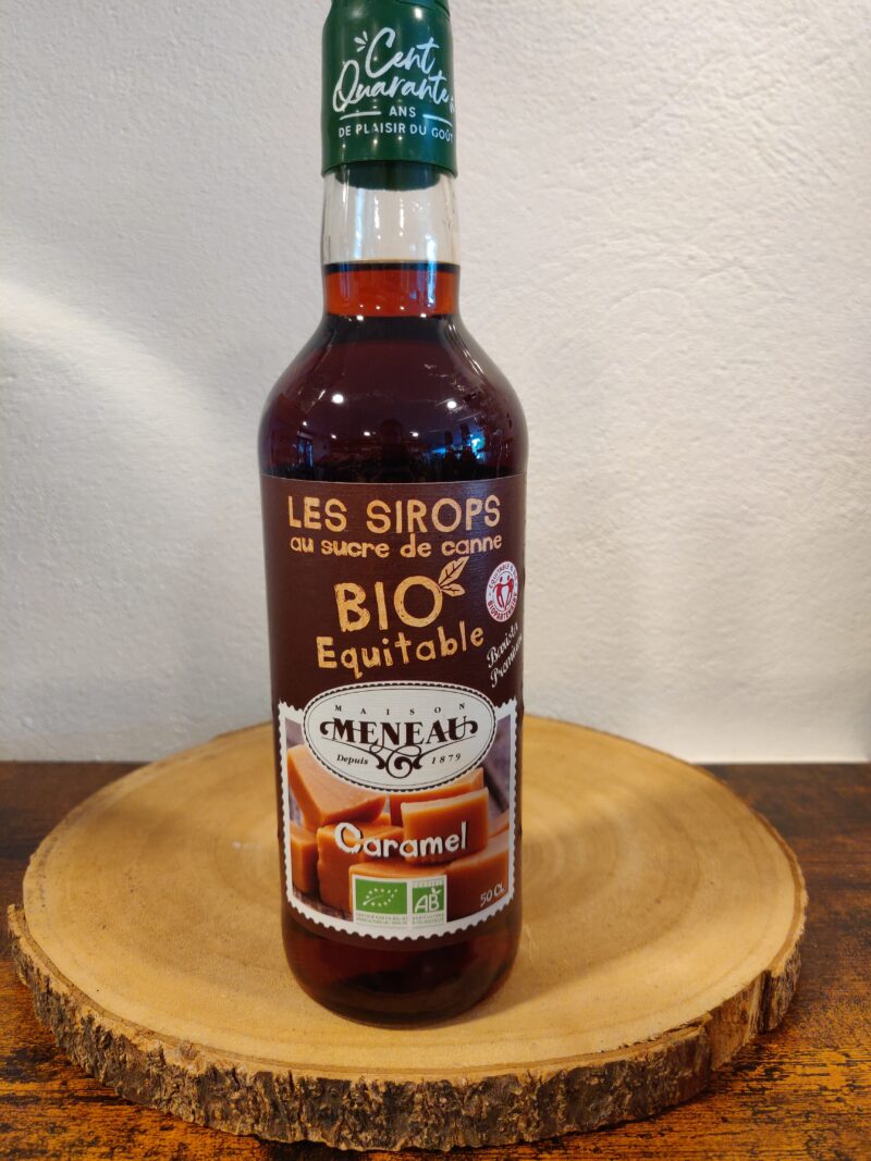 Sirop de caramel bio barista