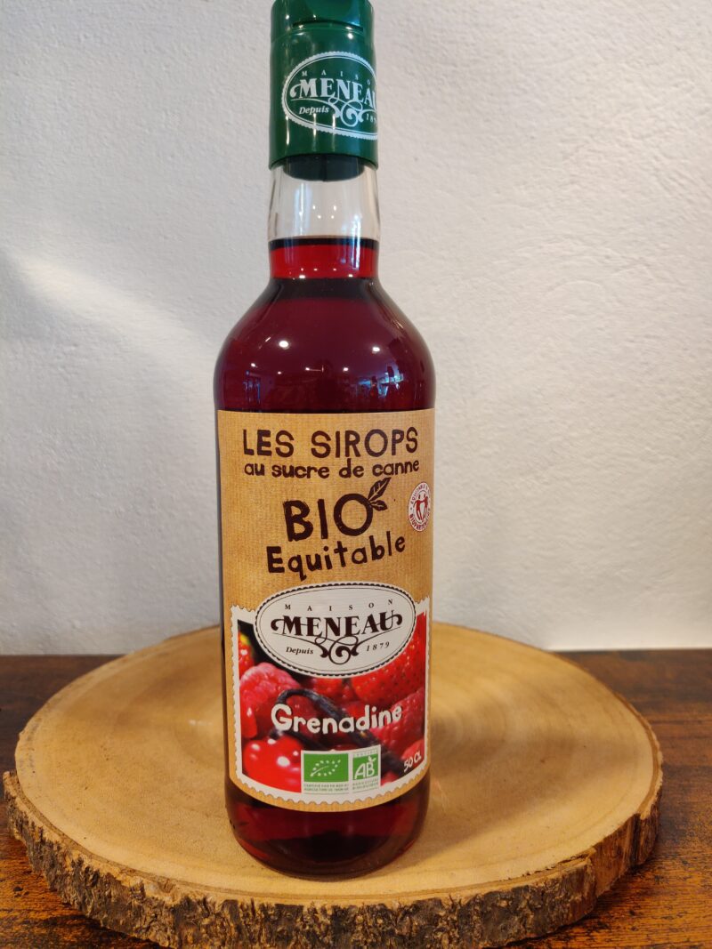 Sirop de grenadine bio équitable