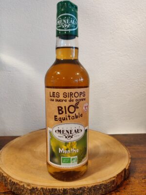 Sirop de menthe bio équitable