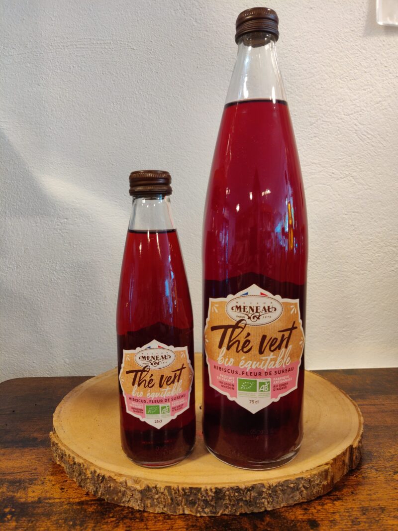 Thé glacé hibiscus sureau bio