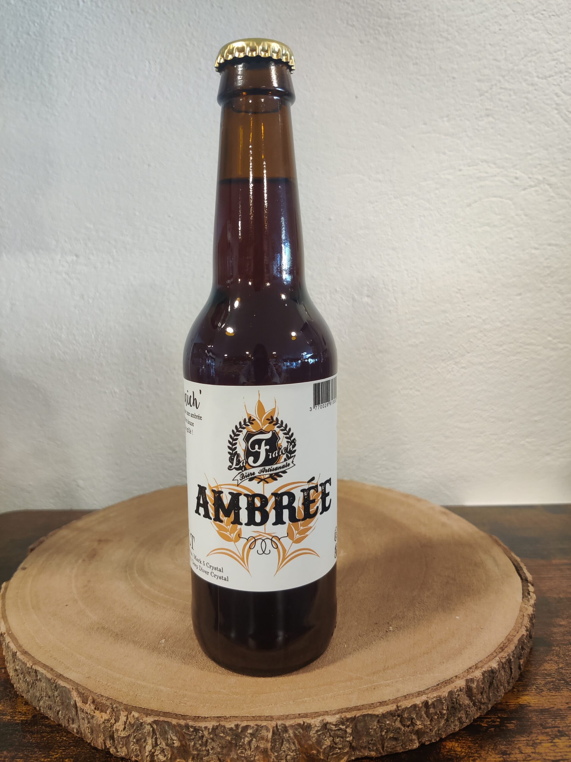 Bière artisanale ambrée