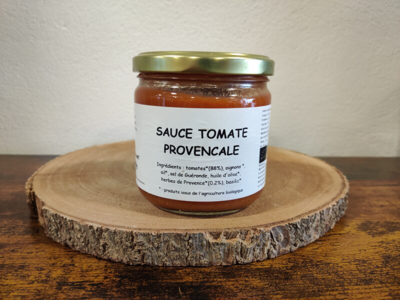 sauce tomate bio provençale