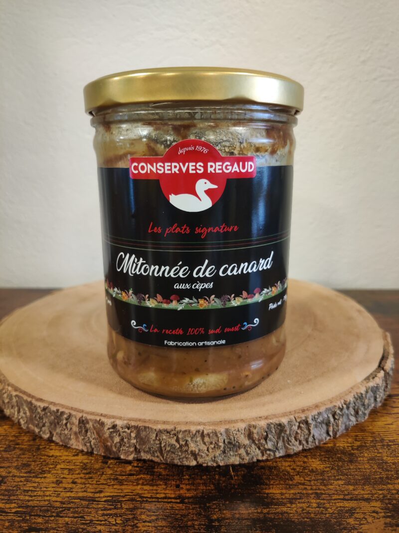 mitonnée de canard aux cèpes